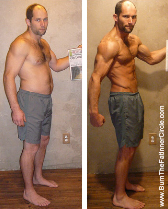 James Körpertransformation vorher und nachher – 49 trocken und definiert nach 49 Tagen