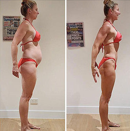 Suzannah zeigt ihr Vorher-Nachher-Profil, nachdem sie in 12 Wochen 8 Kilo abgenommen hat