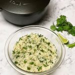 Koriander-Limetten-Reis mit Kochtopf