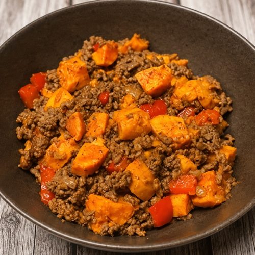 Süßkartoffel-Hackfleisch-One-Pot