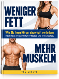 Titelblatt Weniger Fett Mehr Muskeln v1